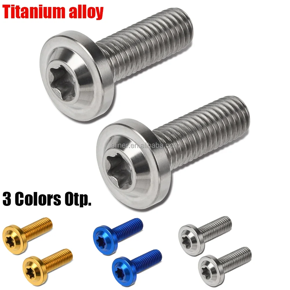Bolts Screws Top Cover Clamp Brake Caliper Fork stainless Steel Chamfered Hexagon Beveled Flat Round Head Internal Hexagon Screw