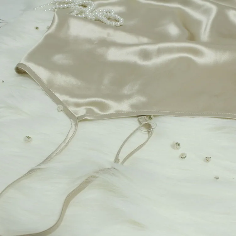 Custom 100% Silk 22mm Girls Sleepwears Pyjamas Women Sleepskirt