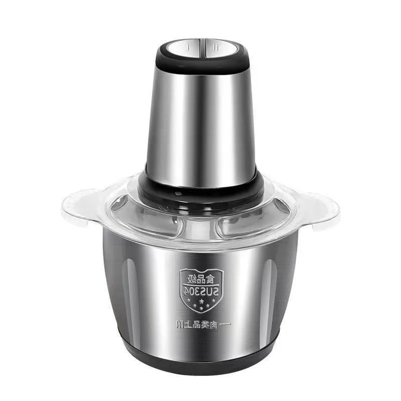 2Speeds 304Stainless Steel Electric Chopper Meat Grinder Mincer Food Processor Slicer Vegetable food chopper meat slicer machine