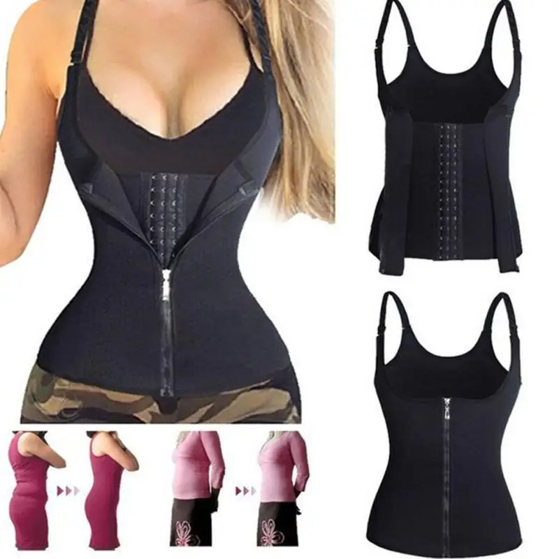 Compression Tummy Control Girdle Body Shaper Vest Slim Waist Trainer Bustier Corsets For Women