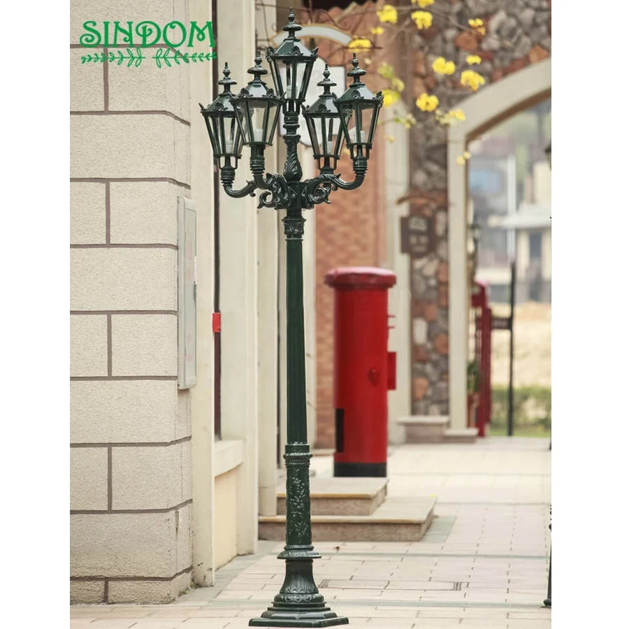  Sindom European Style Aluminium Street Led Lamp Garden Outdoor Decoration Pole