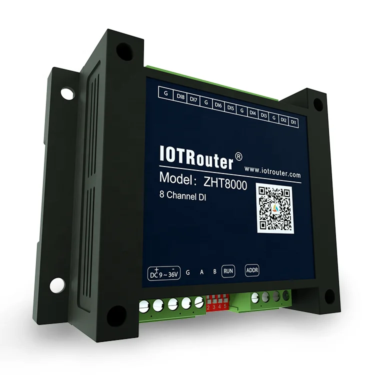 Rs485 modbus rtu ввода-вывода контроллер 8-канальный сетевой видеорегистратор приемопередатчик данных ZHT8000