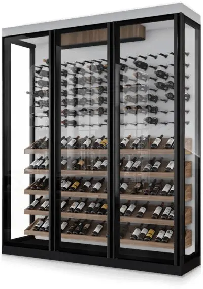 Luxury Modern lounge decor led design modern bar display storage shelves Wine Bar Cabinet