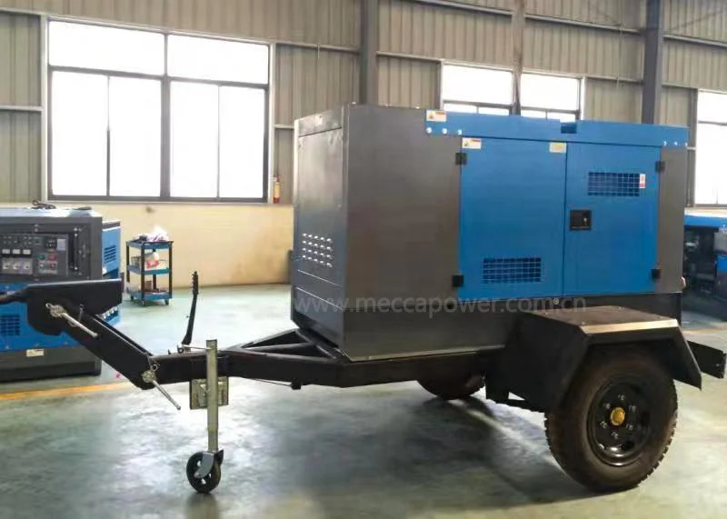 200KVA 225KVA Trailer Mounted Silent Doosan Daewoo Diesel Power Generator for Mining