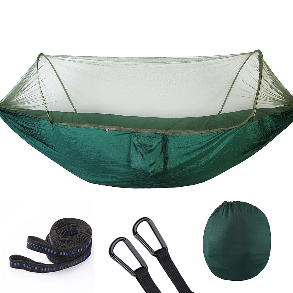 Single & Double Hammock Lightweight Portable Parachute Nylon 1/2 Person Hammock for Camping