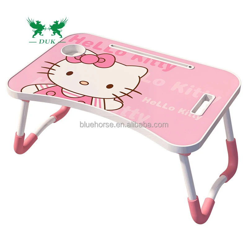 Computer Desk Bed Side Laptop Computer Table With USB Interface