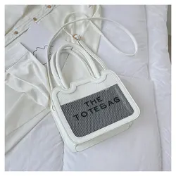 Wholesale New 2022 Custom Rhinestone Bubble Slides Green Black EVA Slippers and Fashion The Tote Bag Purse Set for Women