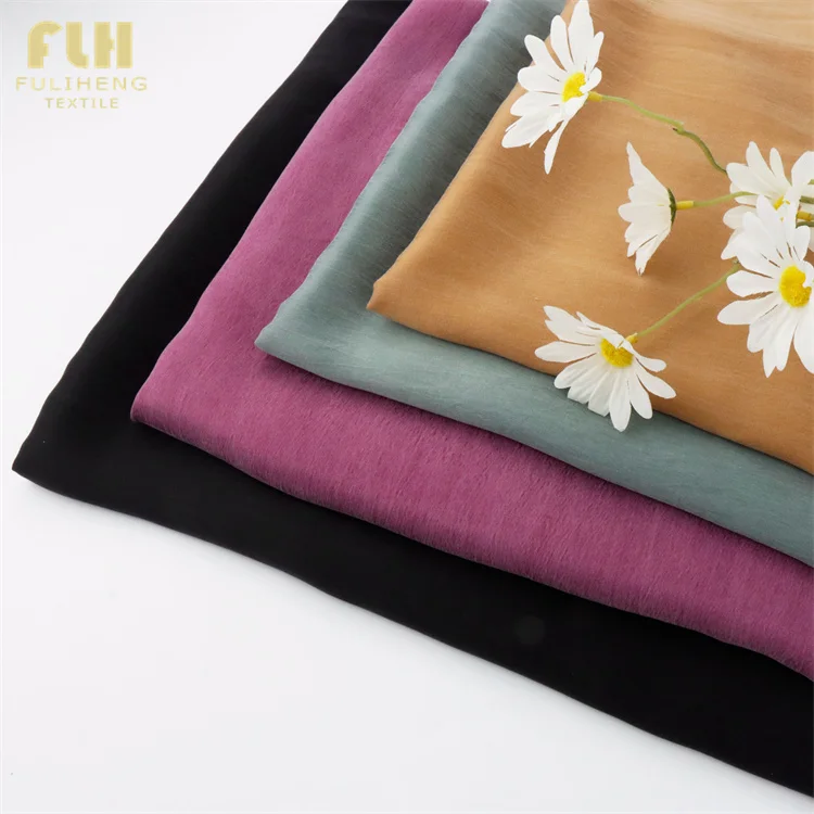 Fashionable Men And Women Cupro Silk Cotton Rayon Fabric Woven