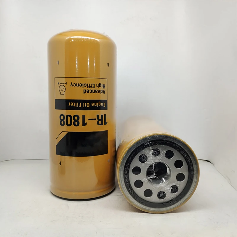 Private Label Genuine Excavator Engine Oil Filter 1r1808 1R-1808 used For CATERPILLAR CAT