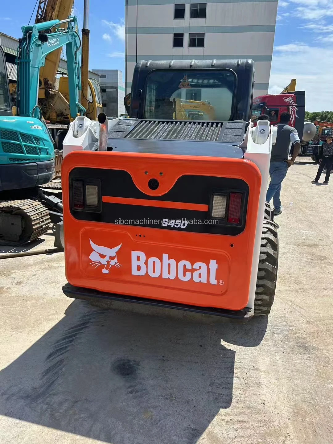 Мини-рулевой погрузчик Bobcat б/у ковш S450 S300 S350 S510 большой запас для продажи