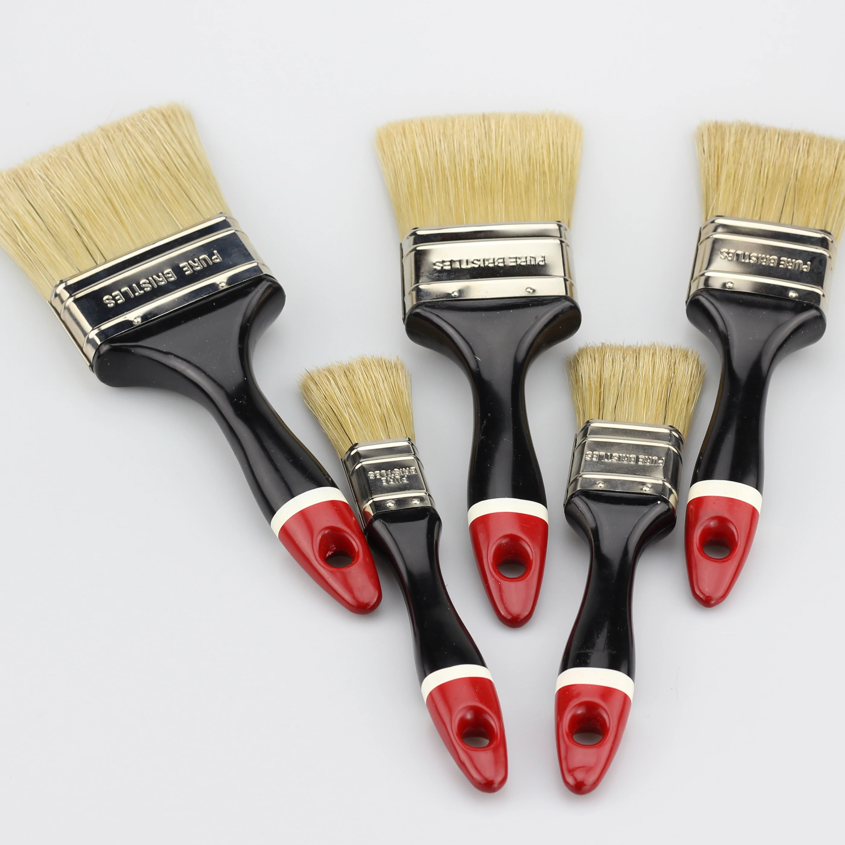 1inch 2inch 3inch 4inch Lower Price Disposable Professional Bristle Paint Brush Set for painting wall fence furniture