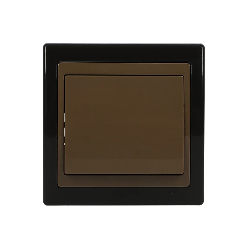 Ingelec original French wall switch regulation concealed black border switch panel legal label African cross-border power supply