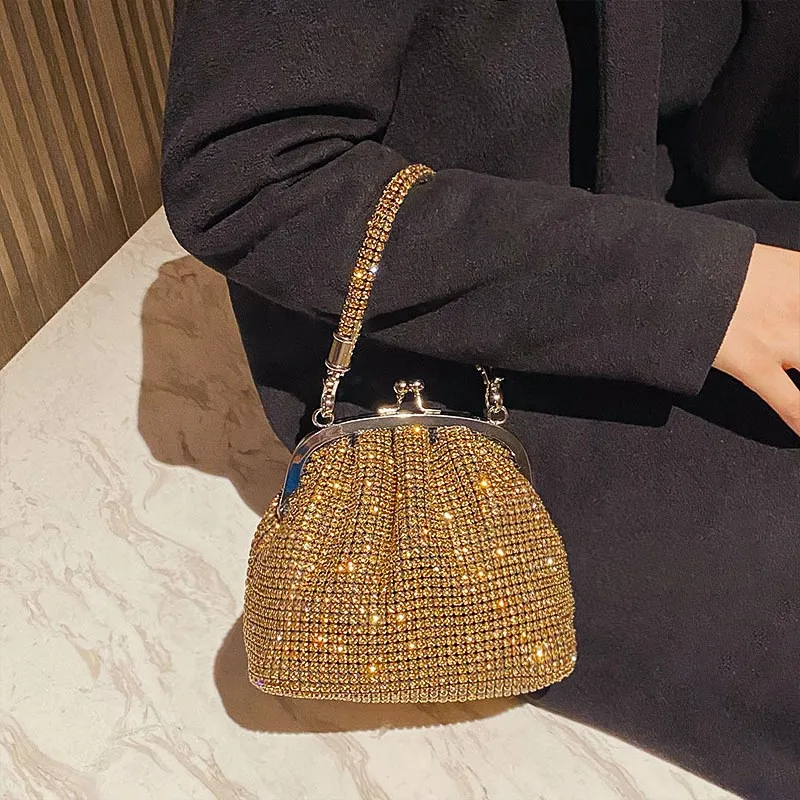 Rhinestone Bag Clutch Purse for Women Purses and Handbags 2023 Wholesale Rhinestone Clutch Bag Luxury Wedding Party Evening Bags