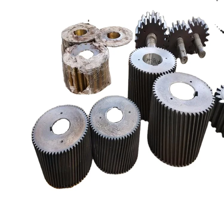 High precision machining cement rotary pinion steel cast heavy duty pinion