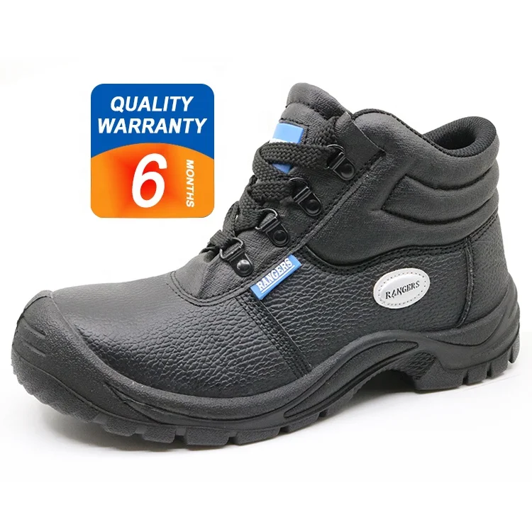 
Oil acid resistant anti slip leather upper PU sole steel toe puncture proof cheap safety shoes for pakistan 