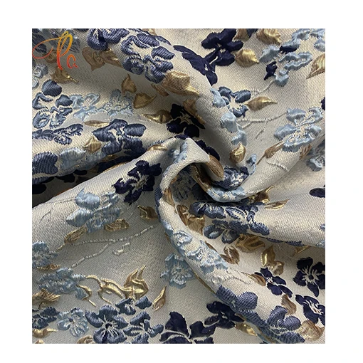 New Brocade Plain Color Brocade Bazin Material For Women Dress