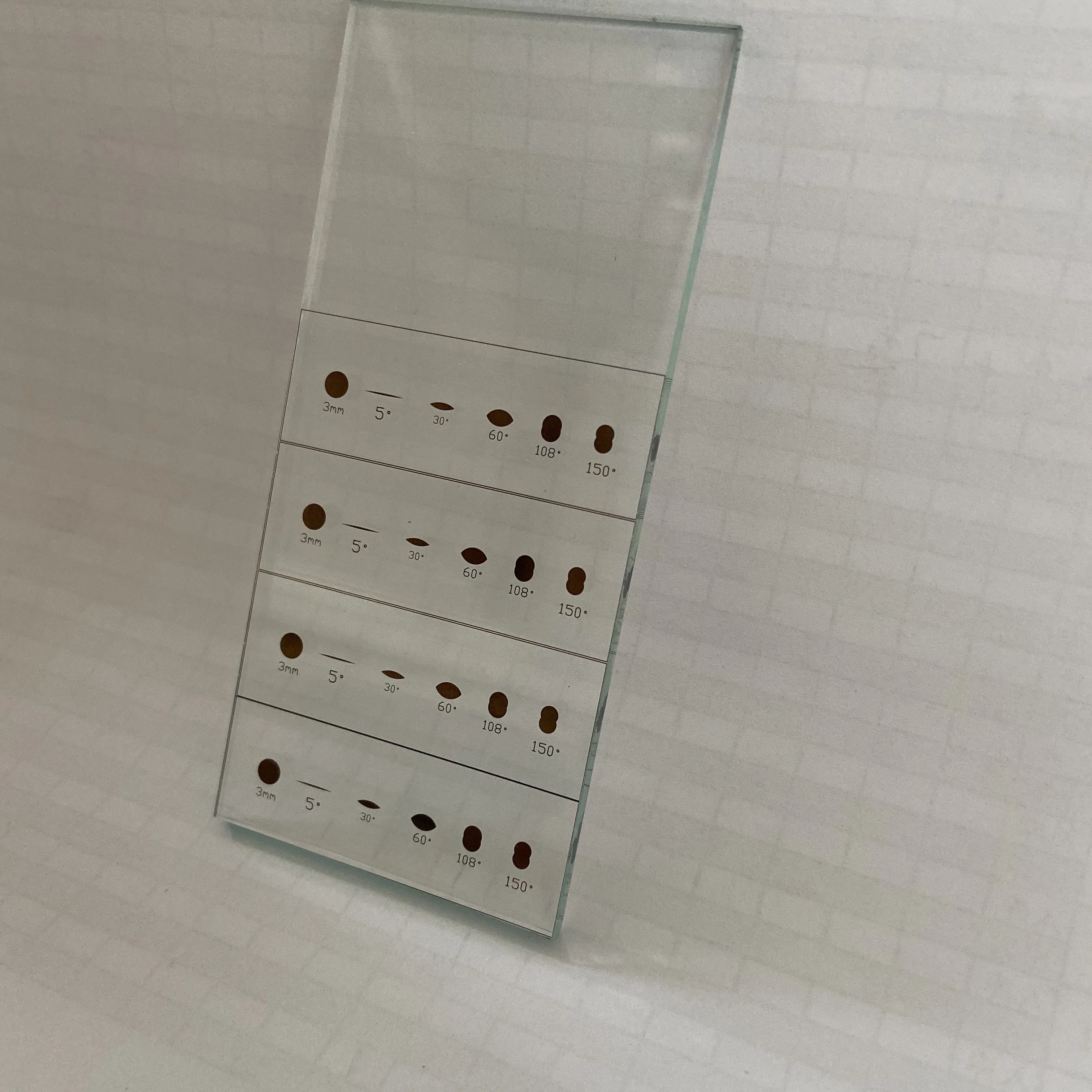 Highly Accuracy optical microscope measurement scale