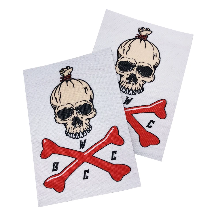 Clothing Labels Iron On Soft Fabric Brand Tags For Clothing Polyester Garment Clothes Labels Tags