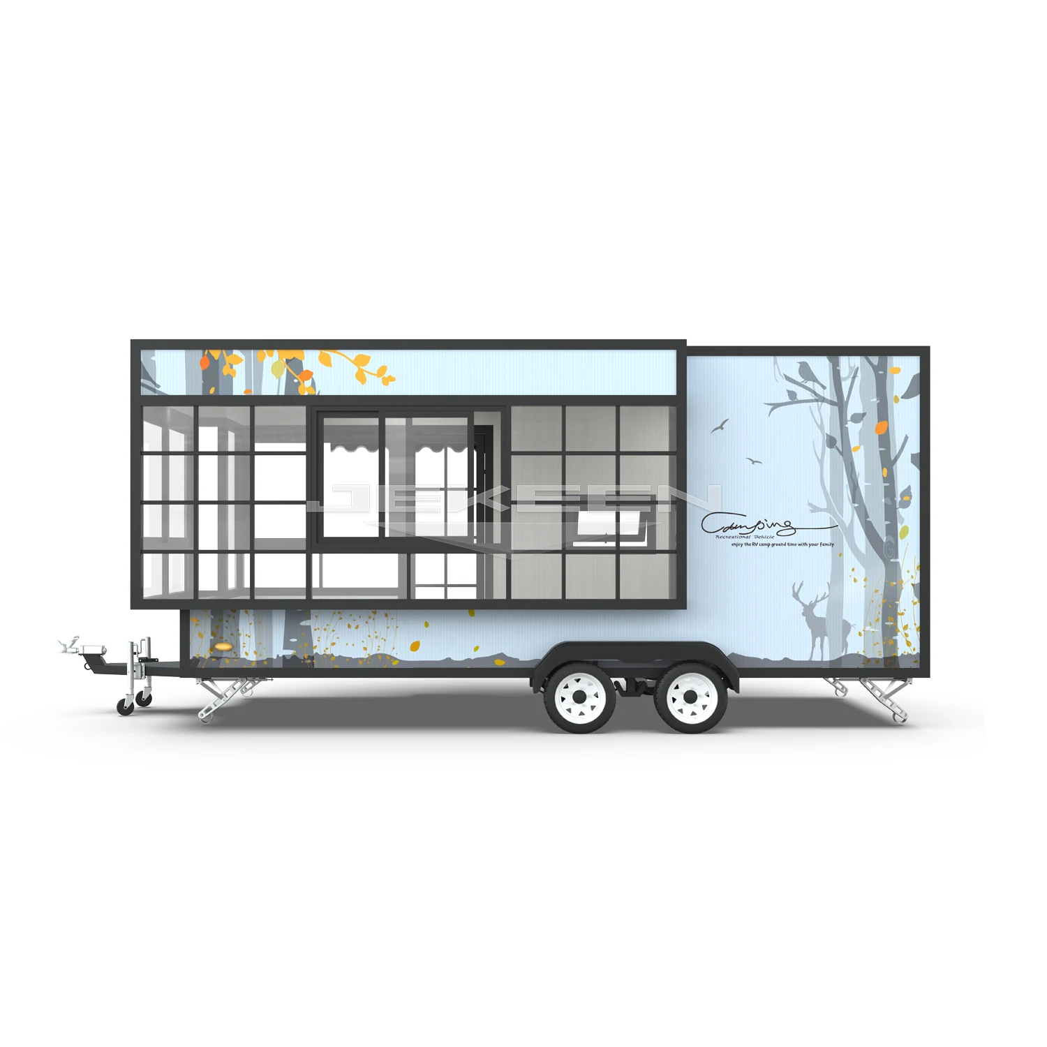 JEKEEN 2019 новый дизайн трейлер для кемпинга автомобиль-трейлер дорожный RV-