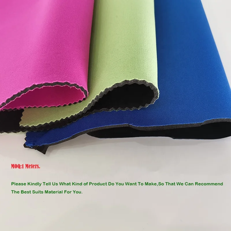 High Performance Soft Waterproof Printed Customized Neoprene Elastic Hook Loop Jual Neoprene Fabric