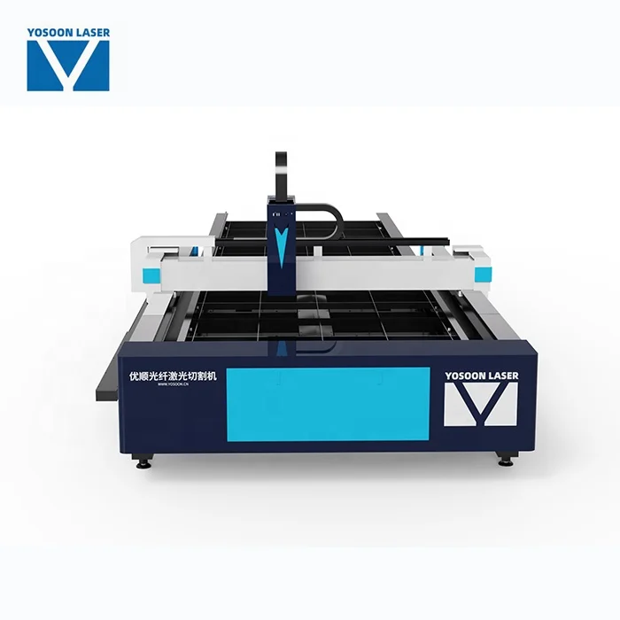 Лазерный резак Yosoon высокой мощности 2000 Вт высокоскоростные обменные столы cnc лазерная машина для резки металла нержавеющей