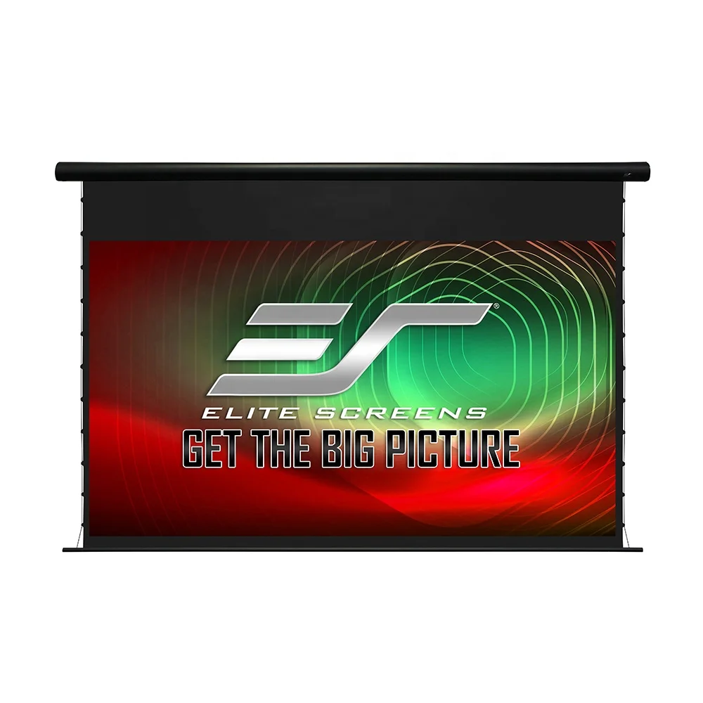 Yard Master Outdoor Electric Tension Screens Motorized laser 4k motorised projector with screen 110