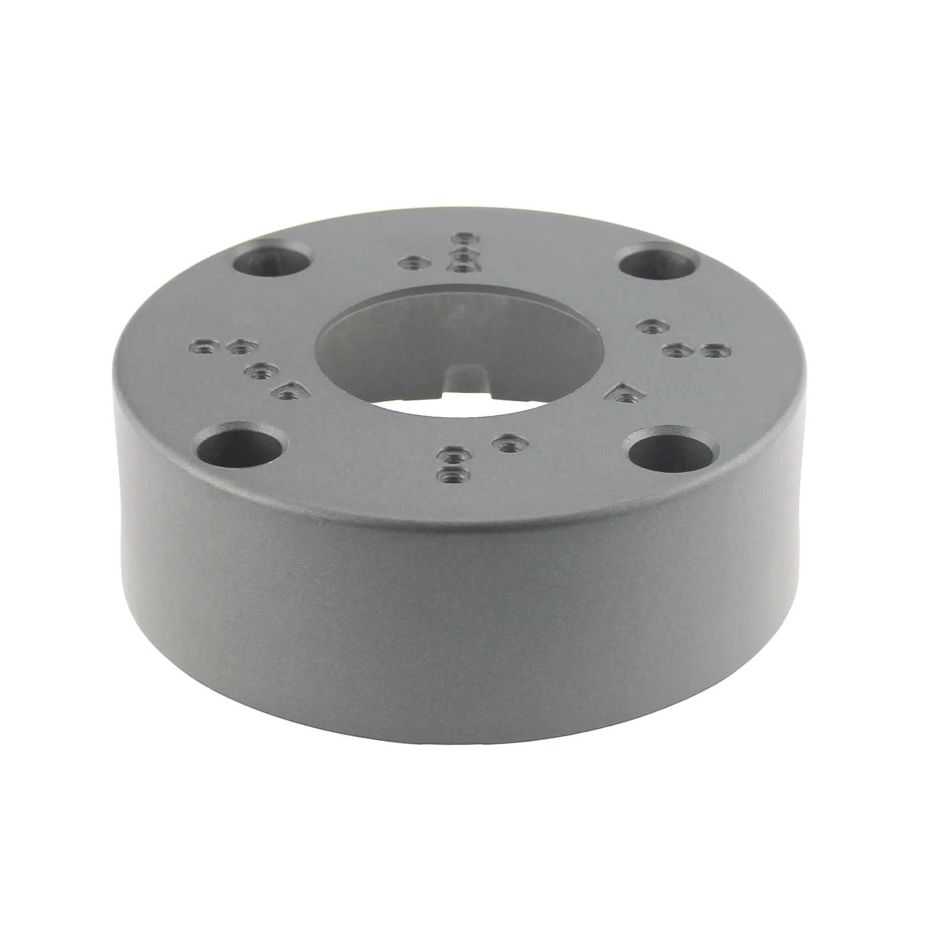 Cantonk Metal Dome Cctv Camera Elevated Base Connecting Plate Ceiling Mounting Bracket Junction Box Hidden Cable