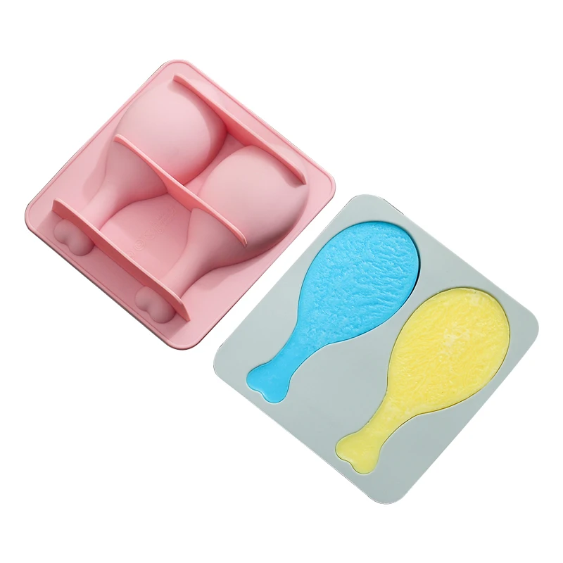 Chicken Leg Shape Silicone Cake Mold Baking Handmade Soap Chocolate Mold Herramientas de decoracion de pasteles para hornear