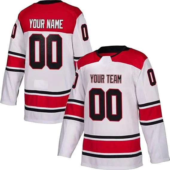 Free Design Heat Transfer Printing Team Wear Best Price Men Ice Hockey Jersey Custom Hockey Team Jerseys