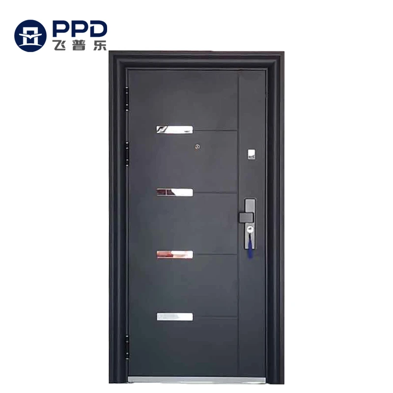 Customize Main Gate Security Steel Door New Designed Metal Exterior Anti-Theft steel Door