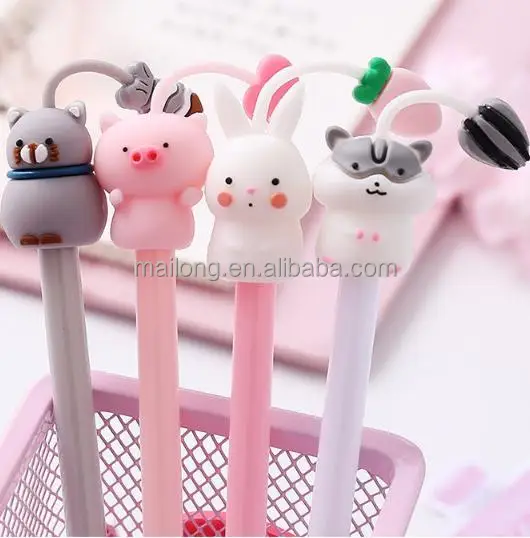 
Beyond of cute cartoon neutral pen writing black pen examination PN024 