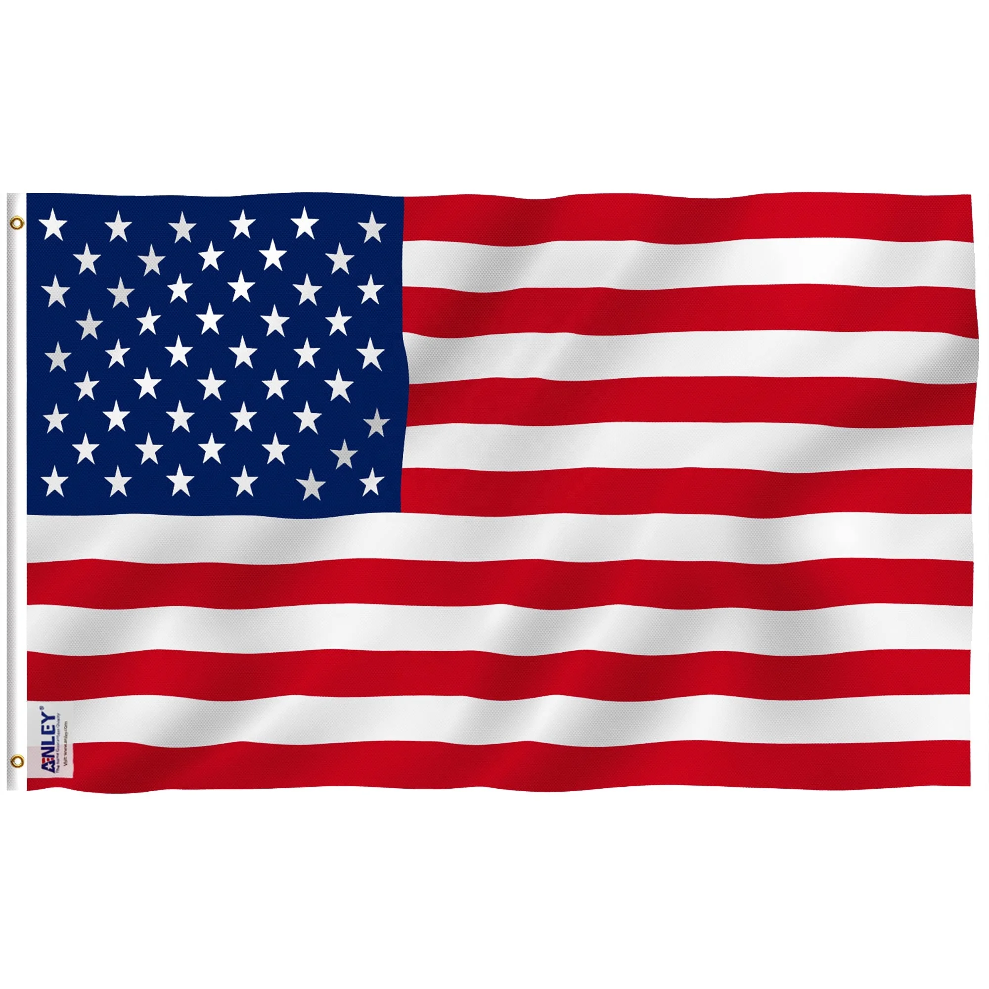 Longest Lasting Nylon Embroidered Stars Sewn Stripes Brass Grommets Prevent fading Uv Protection Usa American Flag