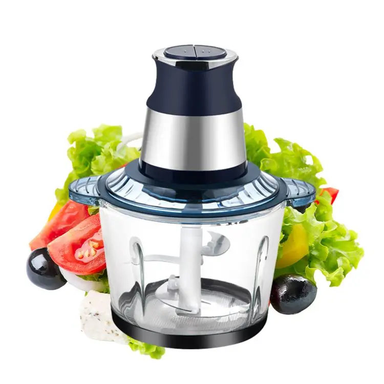 Use electric tube household vegetable chopper aluminum kitchen slicers, meat grinder/