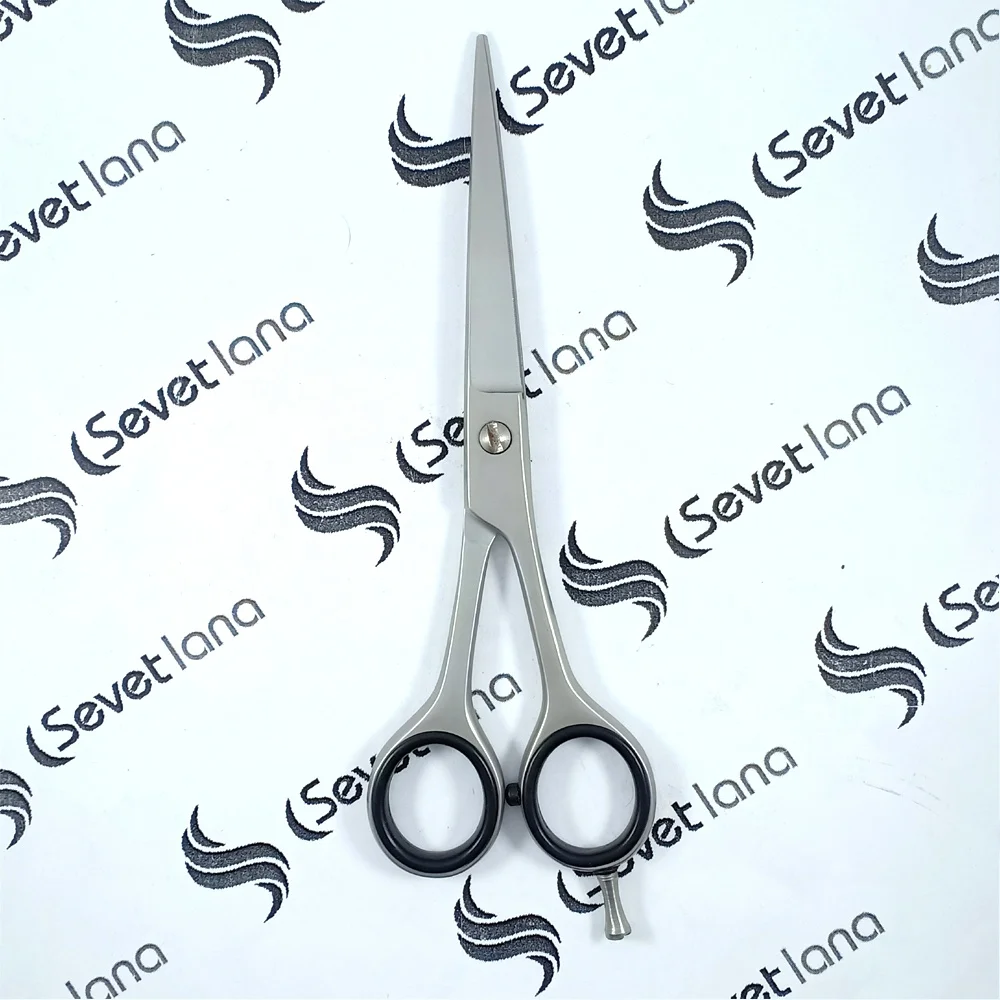 Professional Super Sharp stainless steel 5-7 inch professional hair cutting scissors barber hair shears with leather case