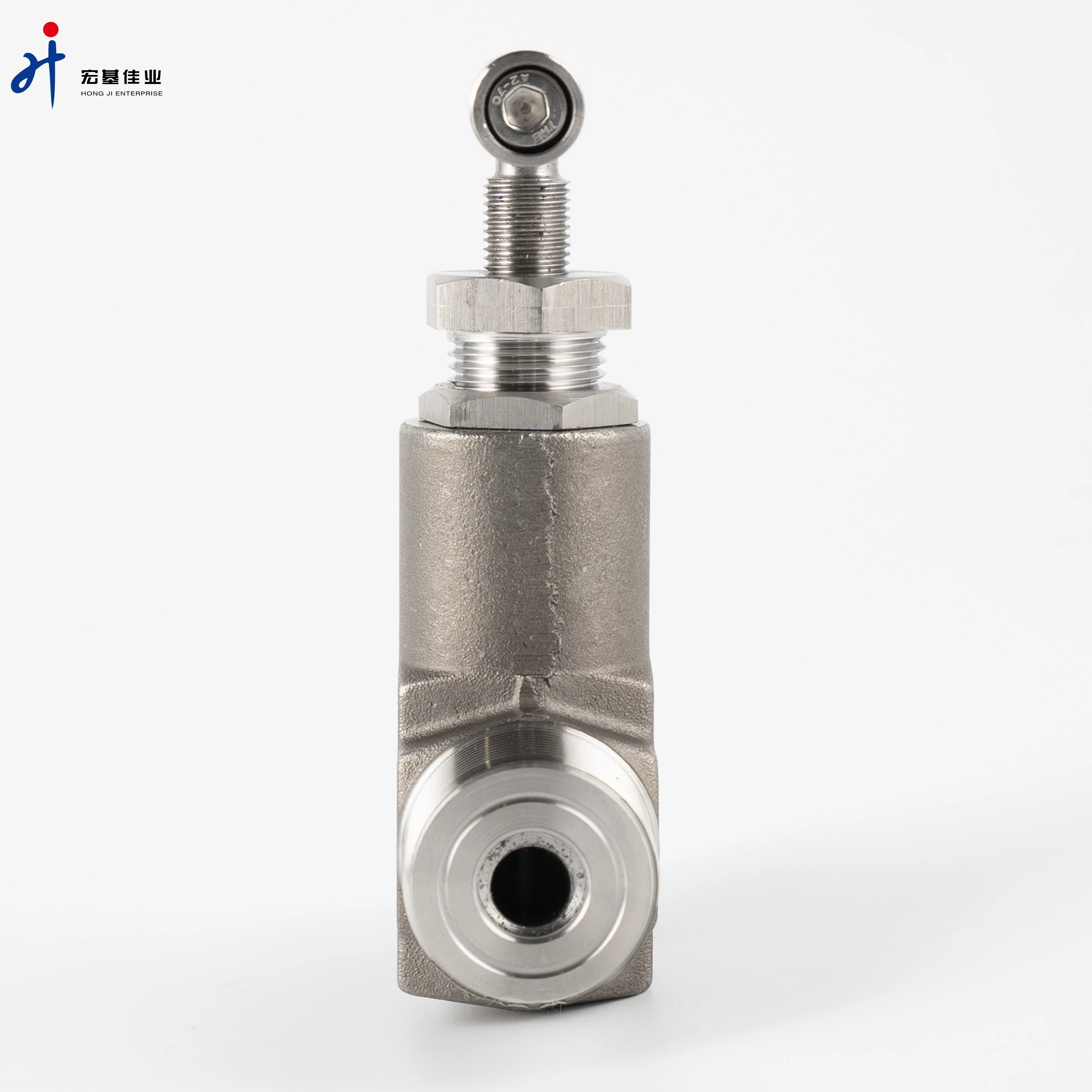 High Pressure Pressure Gauge Valve Stainless Steel Integral Bonnet Male NPT Needle Valve