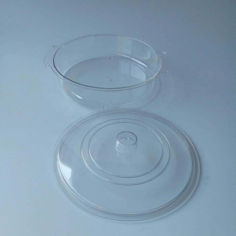 Real Microwavable plastic Steaming Containers Microwave Cooker Food Steamer Pot