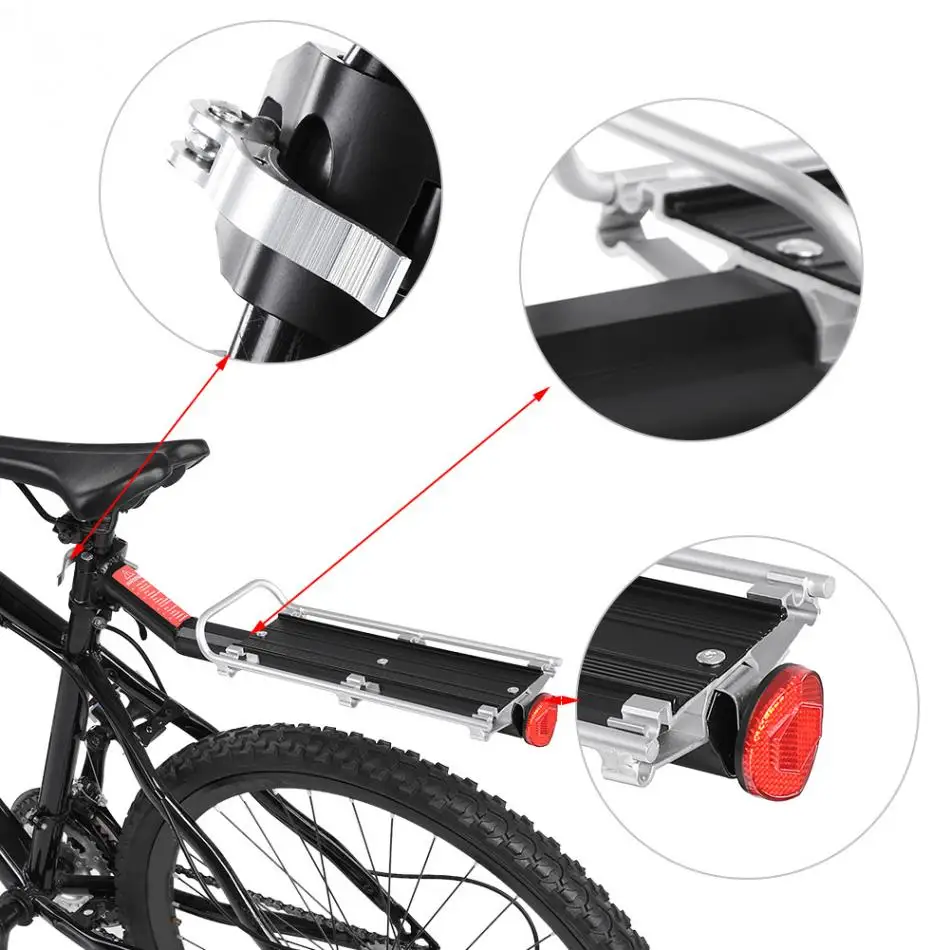 bike carrying luggage rack Bike rear carrier rack Luggage carrier rack for bike