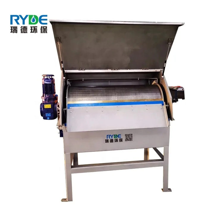 Завод высокое качество механический экран устройства очистки воды отходов тонкой бар экран роторный барабан фильтр