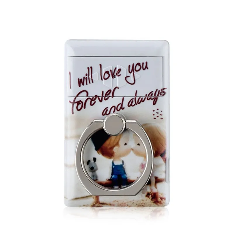 Custom Logo Rechargeable USB Electrical Cigar Lighter With Phone Ring Holder For Mobile Phone