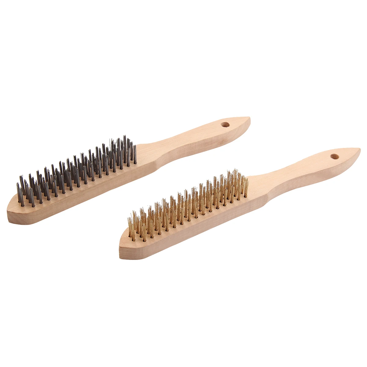 KSEIBI European Brass Hand Brush With Wooden Handle / Cepillo de mano