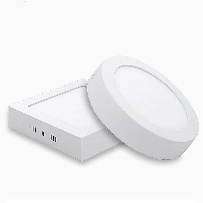 High Quality 6W/12W/18W/24W LED Panel Light Indoor Home Customization Square Surface Mount AC Power Hotel Ceiling Installation