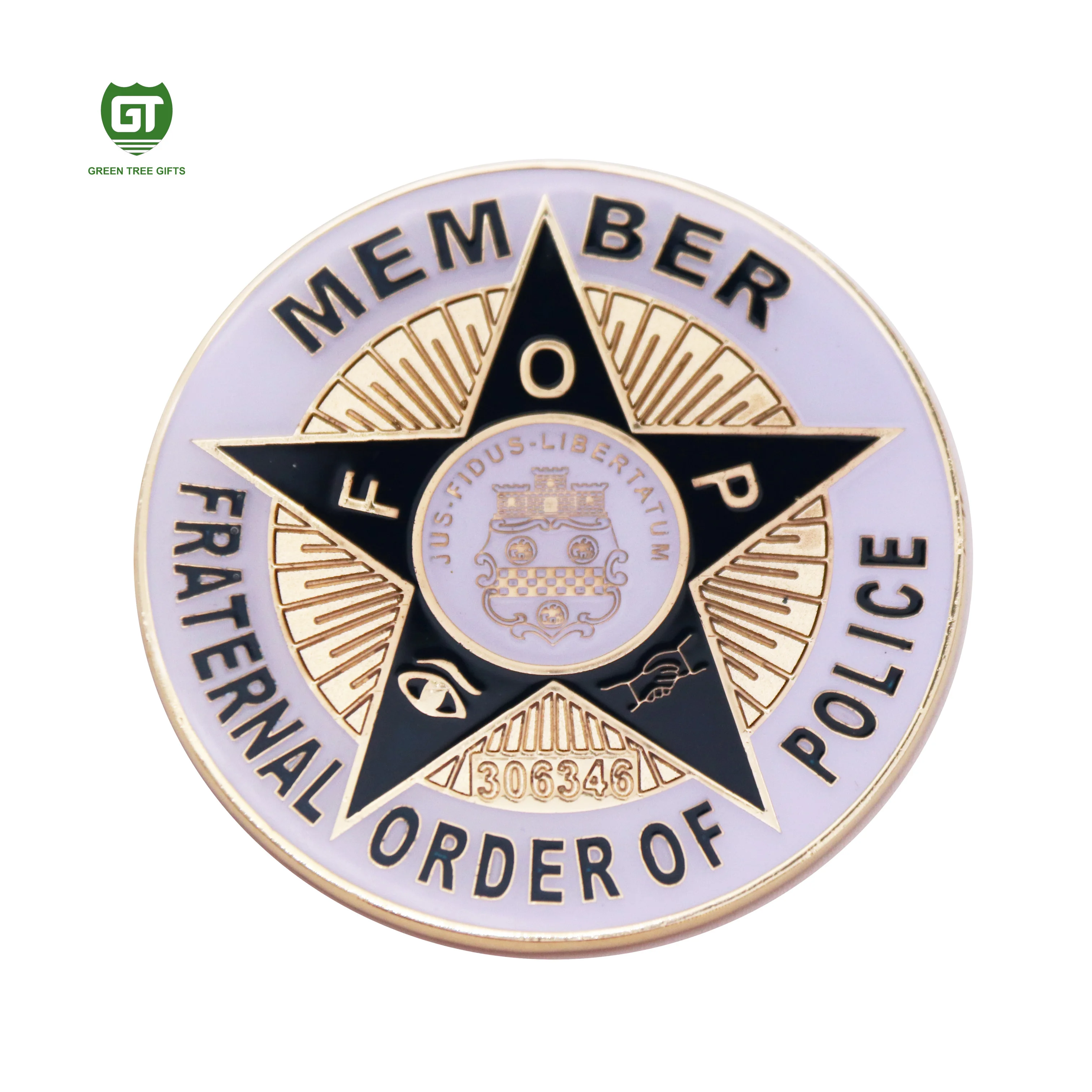 High quality  factory price auto masonic car metal badge and emblem