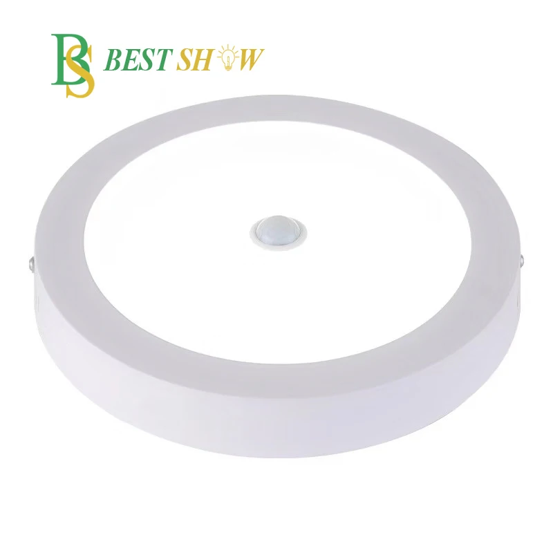 6W 9W 12W 15W 18W 20W 30W Round Square Led Panel Light Motion sensor