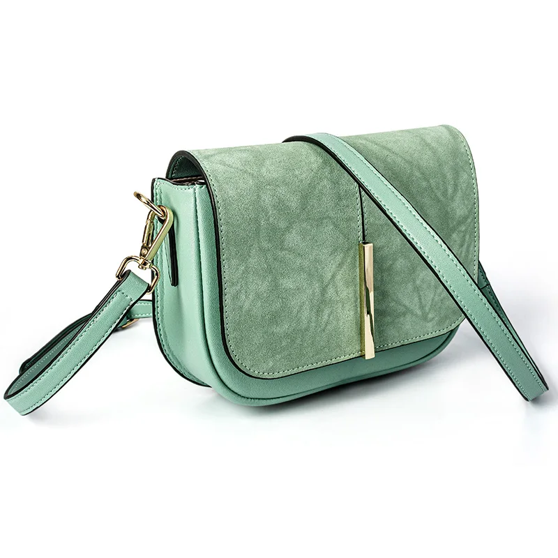 New Design trendy eco customized leather PU shoulder bag lady sling bag crossbody luxury leather purse women cross body bag