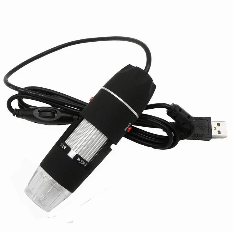 Mini Pocket 40x to 500x Magnification Microscope Camera 8 LED for Android Tablet Windows Mac Wireless USB Digital Microscope