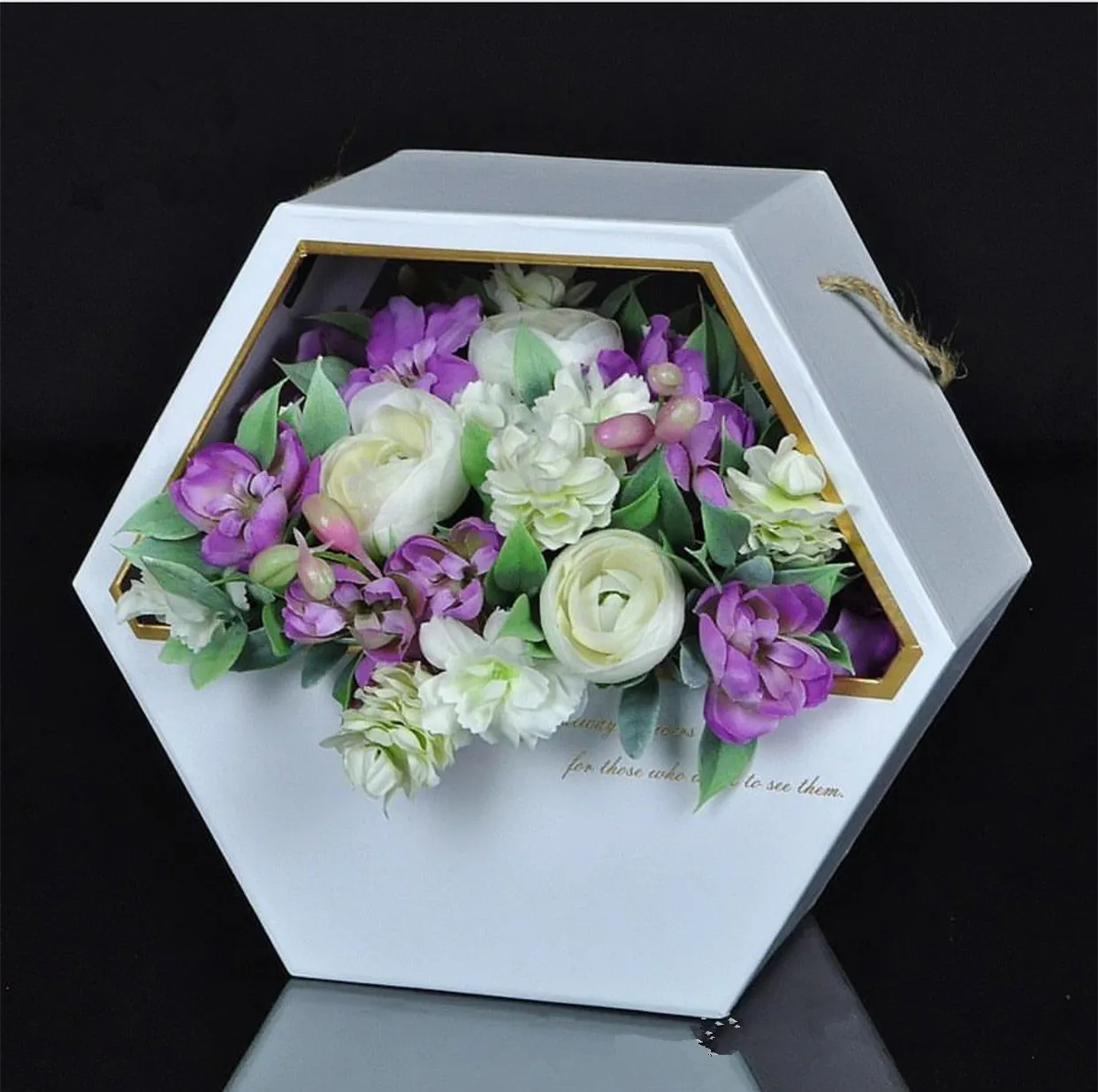 2020 fashion design handmade basket gift box rose flower flower planter box