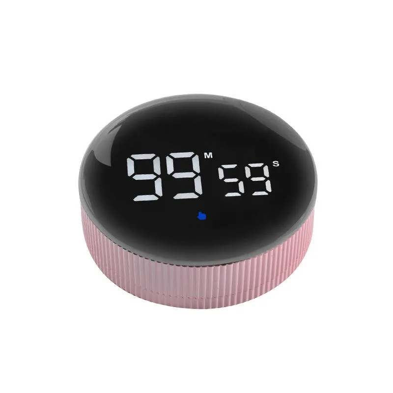 Eco-Friendly Rechargeable Plastic Kitchen Timer LED Daily Use Rotary Electronic Timer Cooking Battery Powered Unique Shape