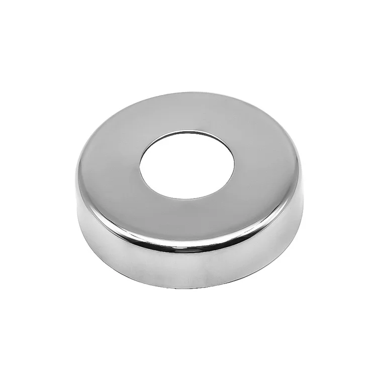 Balcony Accessories Pipe Plate Cover Fit Stainless Steel Hand Rail Post Plate For Stair