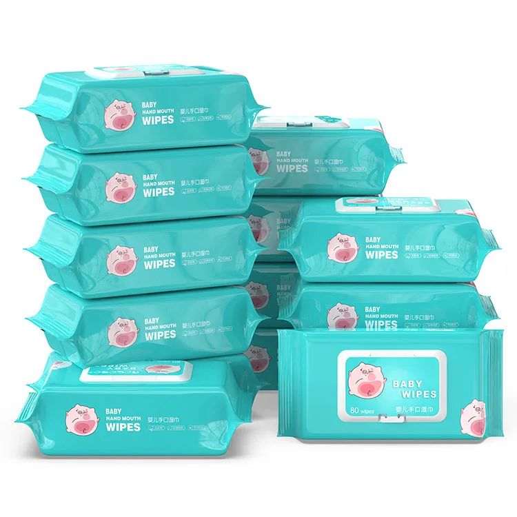 Biokleen OEM Factory Good Quality Wipes for Baby Wet Disposable water Wipes Non woven Fabric Wholesale Baby Wipes