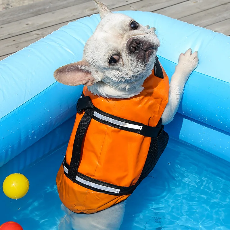 Customize Summer Safety Swimming Swimsuit Dog Pet Floating Life Clothes Vest Life Jacket For Pets
